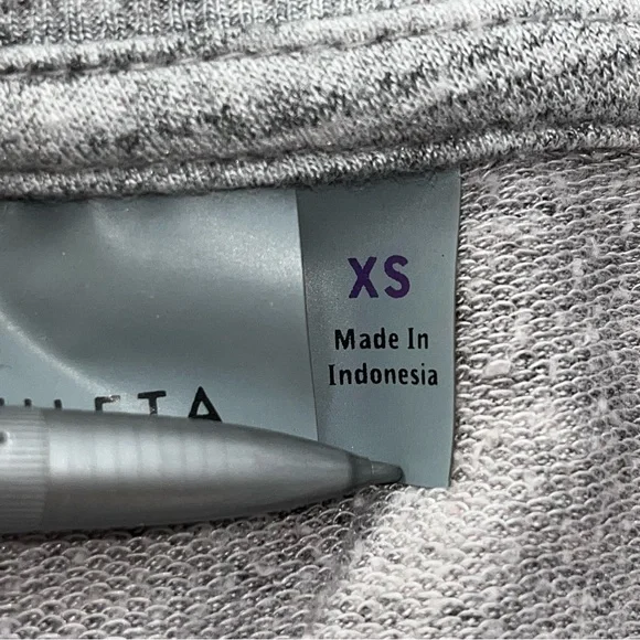 Athleta Sweatshirt Criss Cross Sweatshirt Womens Size XS Gray Casual Gym Yoga - Picture 6 of 12